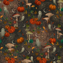 Load image into Gallery viewer, Harvest Haunt - Mushrooms &amp; Ghosts, Charcoal
