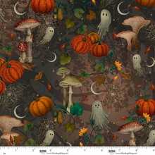 Load image into Gallery viewer, Harvest Haunt - Mushrooms &amp; Ghosts, Charcoal
