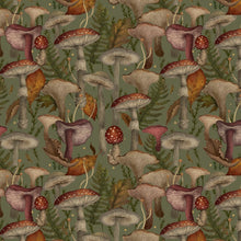 Load image into Gallery viewer, Harvest Haunt - Mushrooms, Olive Green
