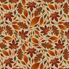 Load image into Gallery viewer, Harvest Haunt - Tossed Fall Leaves, Cream
