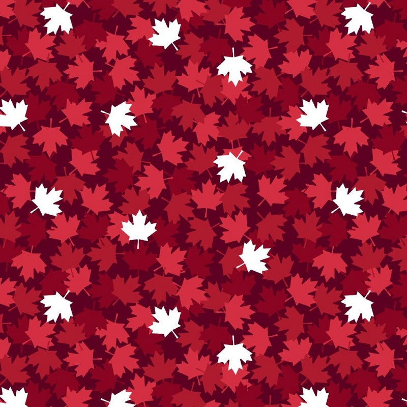Canadian Packed Leaves, Red