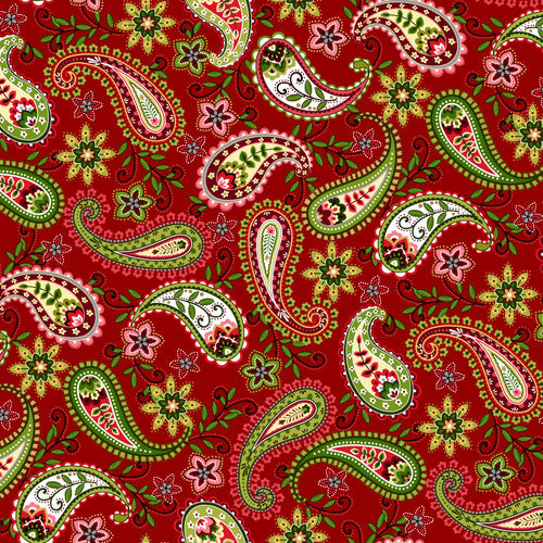 'Tis the Season - Paisley, Red