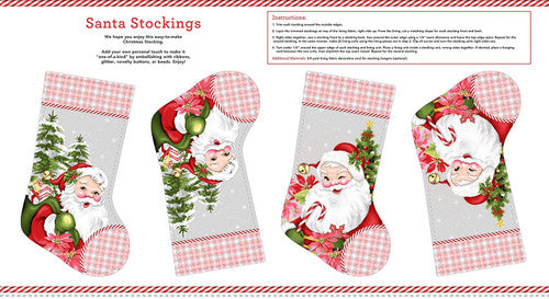 Santa Stocking Panel