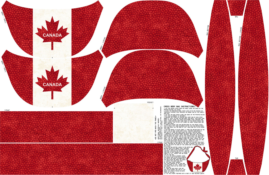 Canadian Classics 3 - Crossbody Bag Panel