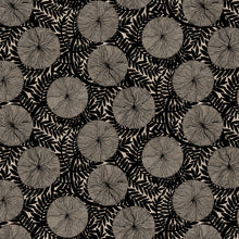 Load image into Gallery viewer, Rhythm &amp; Leaves - Large Floral, Black
