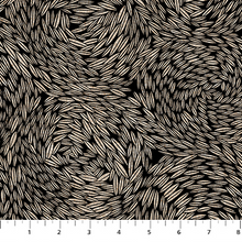 Load image into Gallery viewer, Rhythm &amp; Leaves - Wheat, Black

