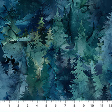 Northern Peaks - Trees, Blue
