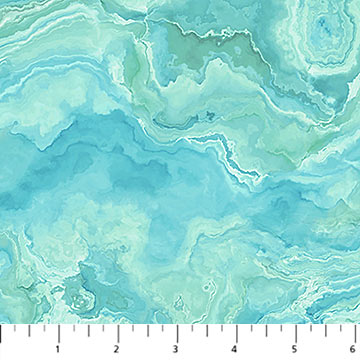 Tranquil Waters - Wave Texture, Dark Turquoise