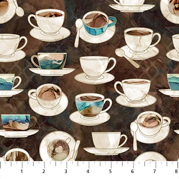 Barista - Cups & Saucers, Brown