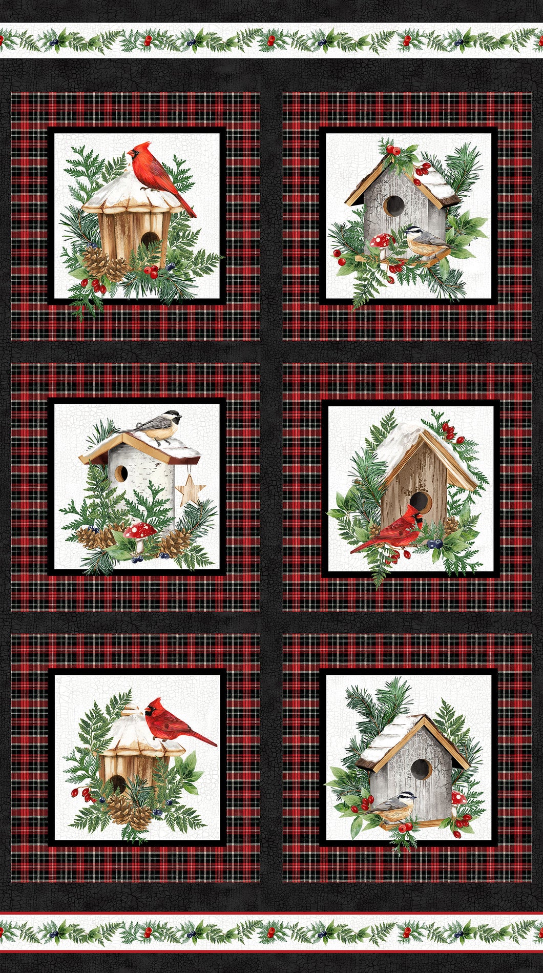 Winter Song - Birdhouse Panel