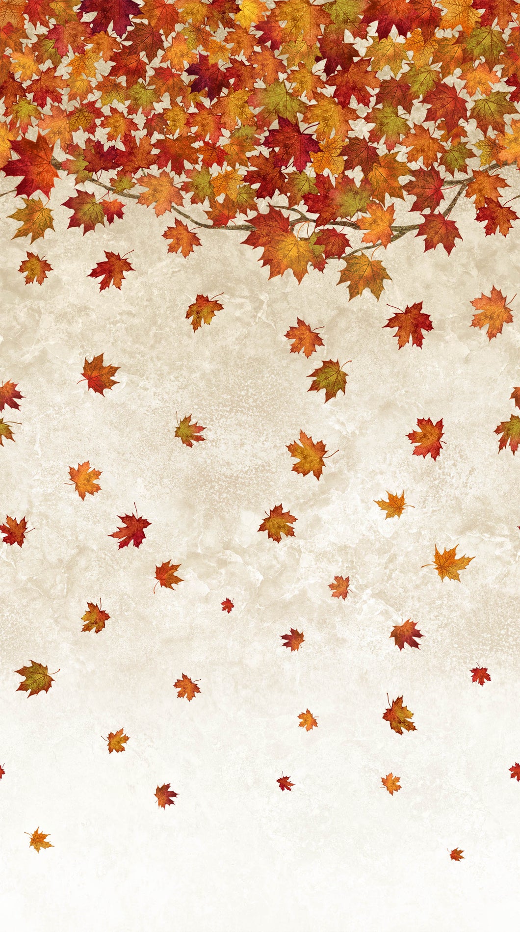 Stonehenge Oh Canada 13 - Ombre Leaves, Beige