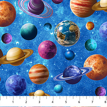 Space Odyssey - Planets, Blue