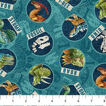 Load image into Gallery viewer, Dino Roar - Dino Heads, Teal
