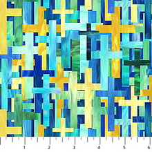 Load image into Gallery viewer, Risen - Large Cross, Blue
