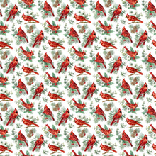 Load image into Gallery viewer, Home for Christmas - Cardinals, White Multi
