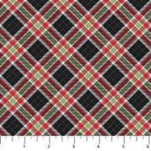 Load image into Gallery viewer, Home for Christmas - Plaid, Black Multi
