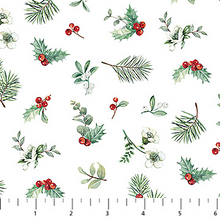 Load image into Gallery viewer, Home for Christmas - Greenery Toss, White Multi
