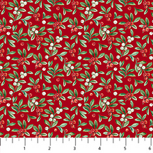 Load image into Gallery viewer, Home for Christmas - Mistletoe, Red Multi
