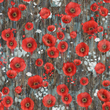 Load image into Gallery viewer, Poppy Meadow - Poppy, Charcoal
