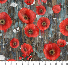 Load image into Gallery viewer, Poppy Meadow - Poppy, Charcoal
