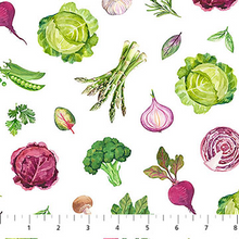 Load image into Gallery viewer, Market Garden - Veggie Toss, White
