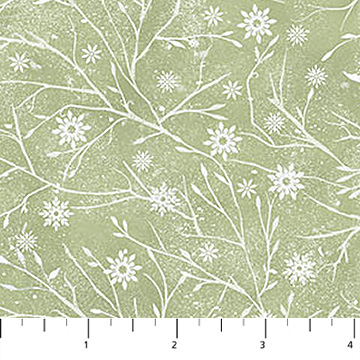 The Christmas Mouse Flannel - Twig Blender, Green