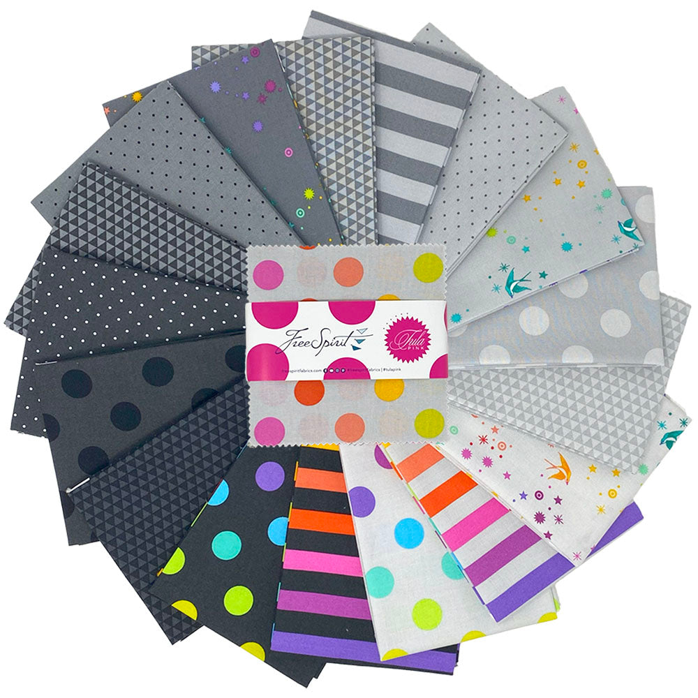 Tula Pink Graywork Charm Pack, 42pcs