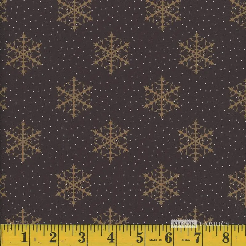 Black and Gold Wonderland- Snowflakes