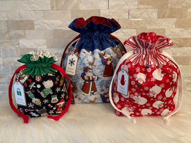 Lined Drawstring Gift Bag