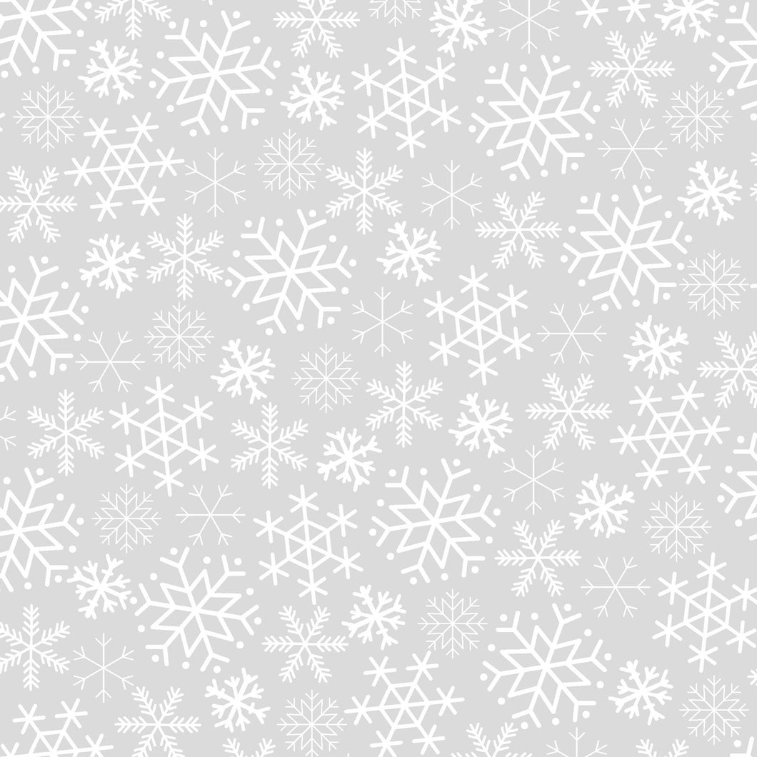 Cup of Cheer - Snowflakes, Grey