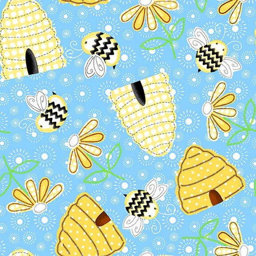 Bees & Beehive Flannel