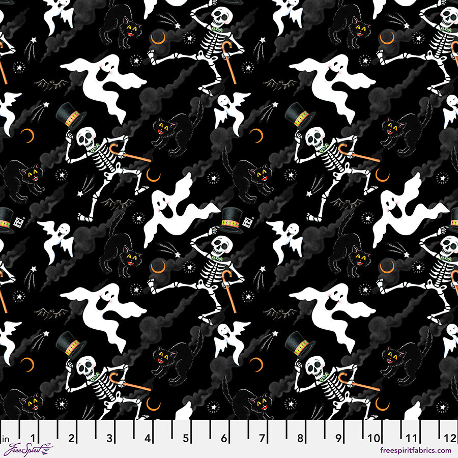 Spooky Cute Halloween - Scary Sky, Black