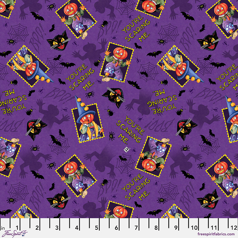 Spooky Cute Halloween - You're Scaring Me, Purple