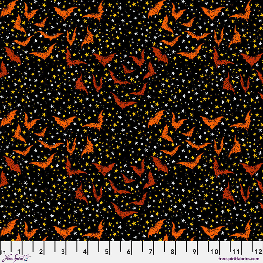 Costumes & Cobwebs - Ditsy Bats, Black