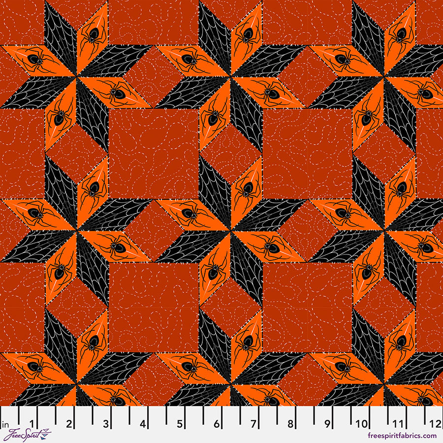 Costumes & Cobwebs - Stars & Spiders, Orange