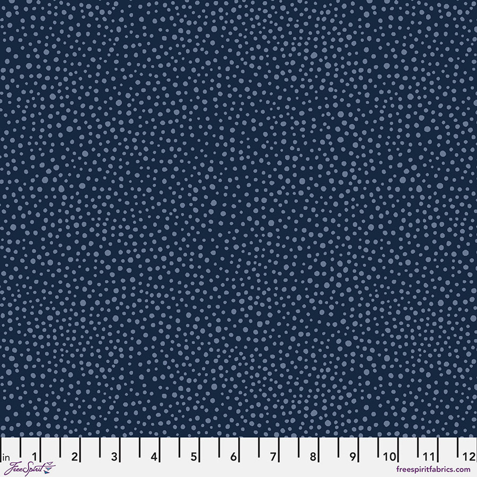 William Morris - Seaweed Dot, Navy