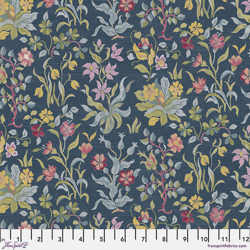 William Morris - Flowers by May, Navy