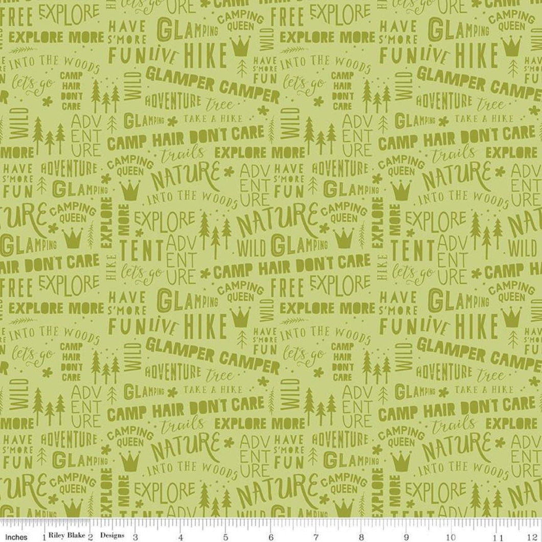 Glamp Camp - Phrases, Green