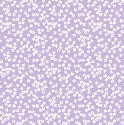 Daisy & Lilly - Floral Clusters, Light Purple