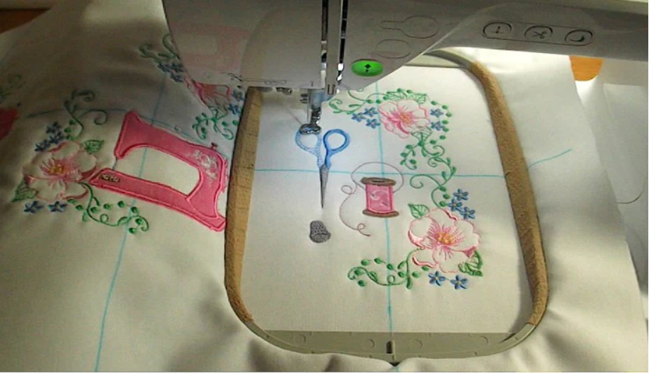 Machine Embroidery: Precise Positioning