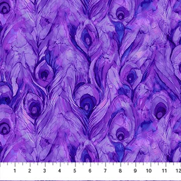 Allure - Large Feathers, Purple