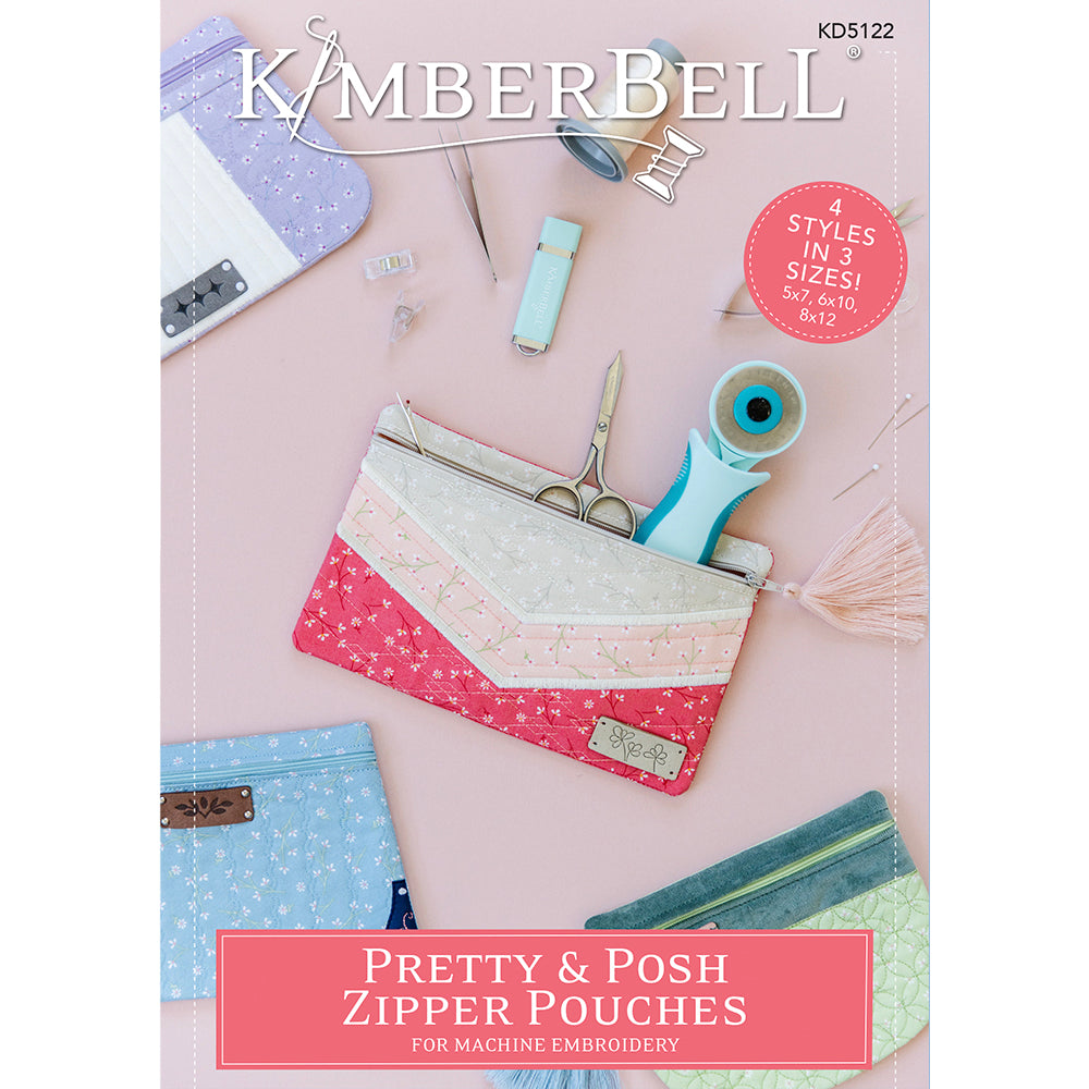 Kimberbell Pretty & Posh Zipper Pouches CD Pattern