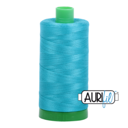 2810 TURQUOISE  - AURIFIL 100% COTTON THREAD 40WT.