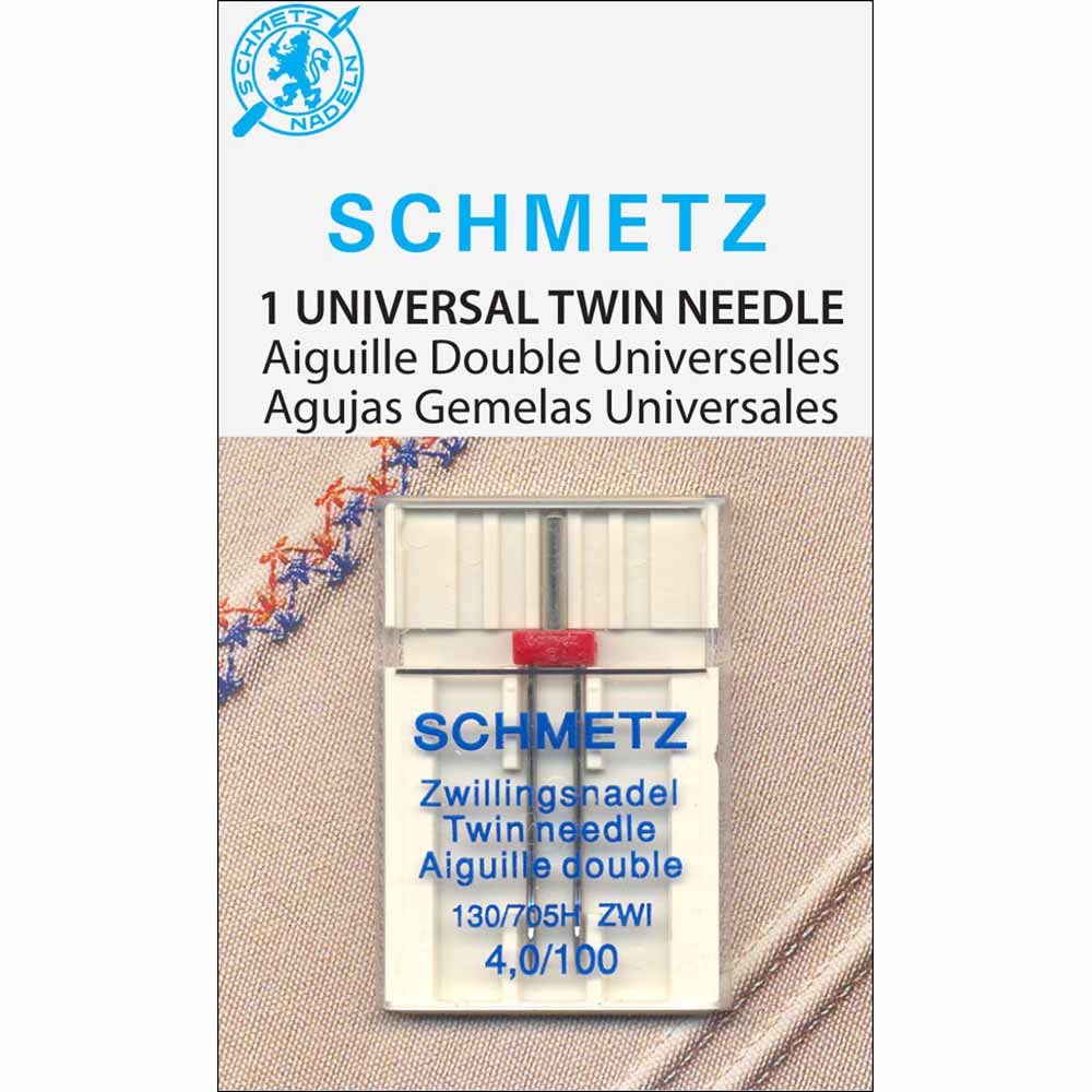 SCHMETZ #1771 Twin Needle Carded - 100/16 - 4.0mm - 1 count