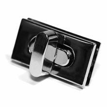 Load image into Gallery viewer, SEWING Rectangle Turn Clasp - 35mm (13⁄8″) - Gunmetal
