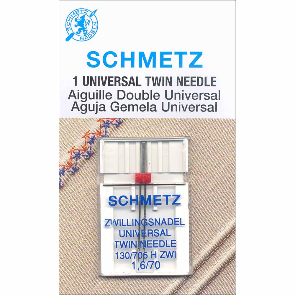 SCHMETZ #1733 Twin Needle Carded - 70/10 - 1.6mm - 1 count