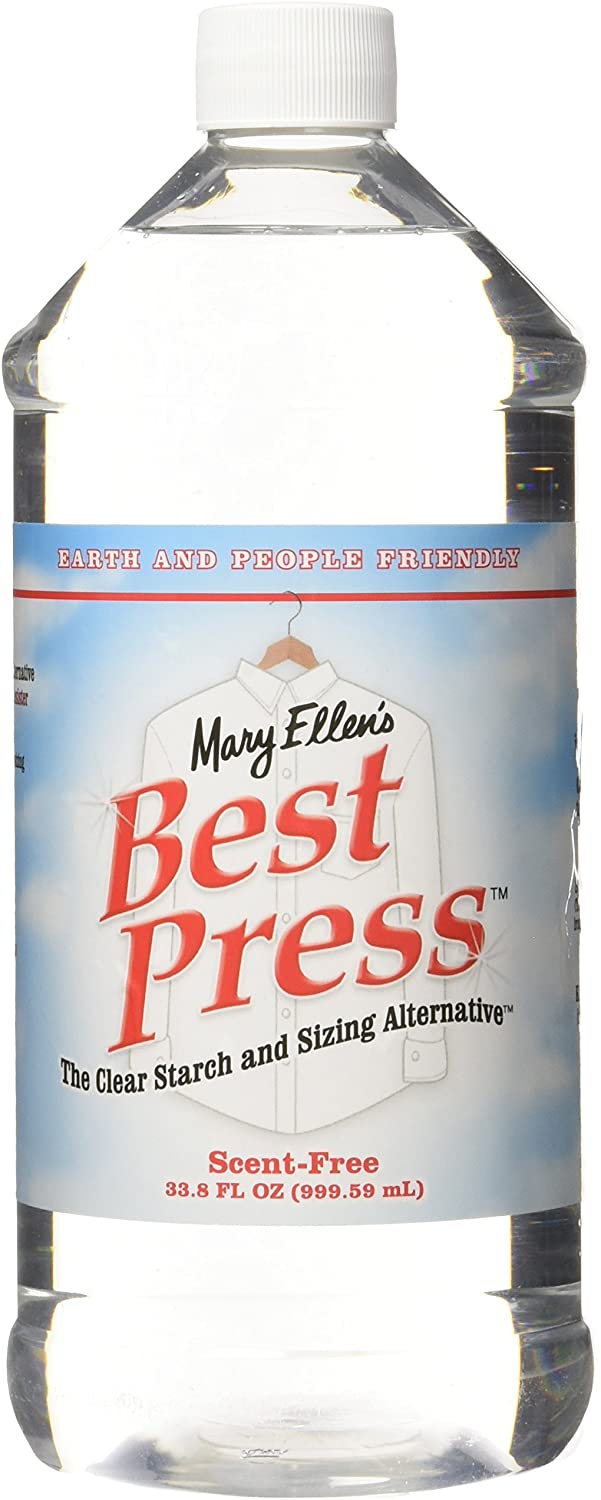 BEST PRESS - CLEAR STARCH AND SIZING ALTERNATIVE 33.8oz (SCENT FREE)