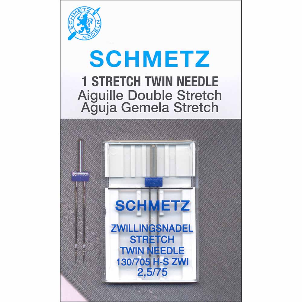 SCHMETZ #1774 Stretch Twin Needle Carded - 75/11 - 2.5mm - 1 count