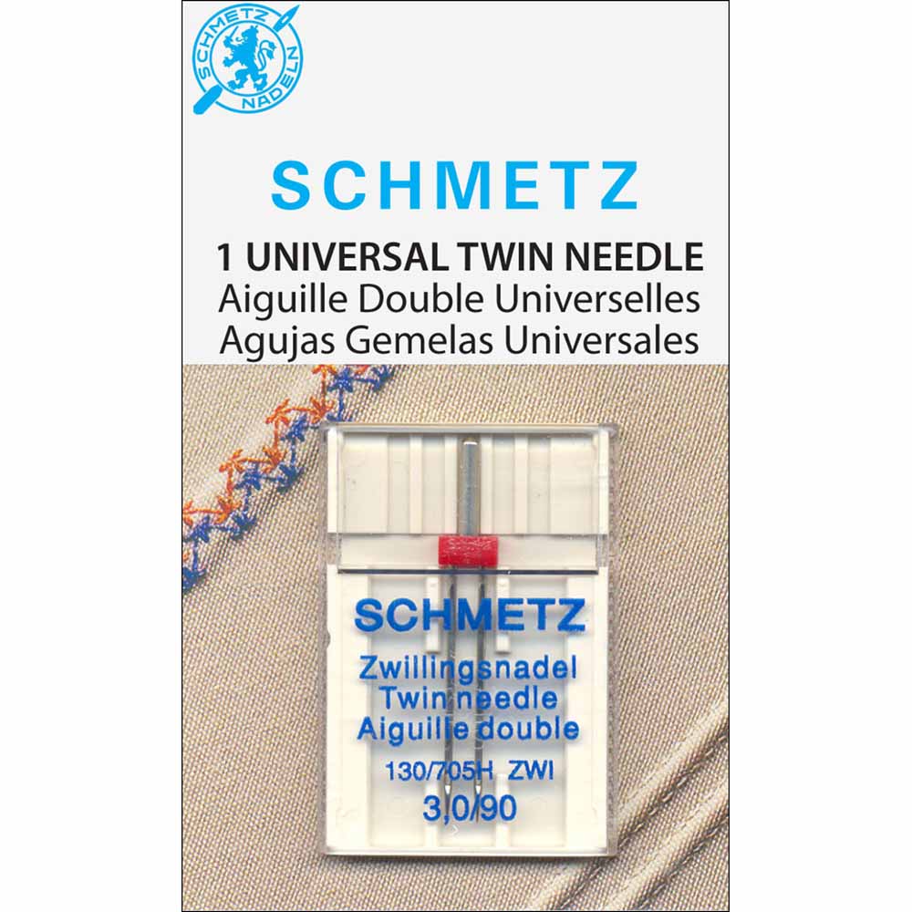 SCHMETZ #1770 Twin Needle Carded - 90/14 - 3.0mm - 1 count