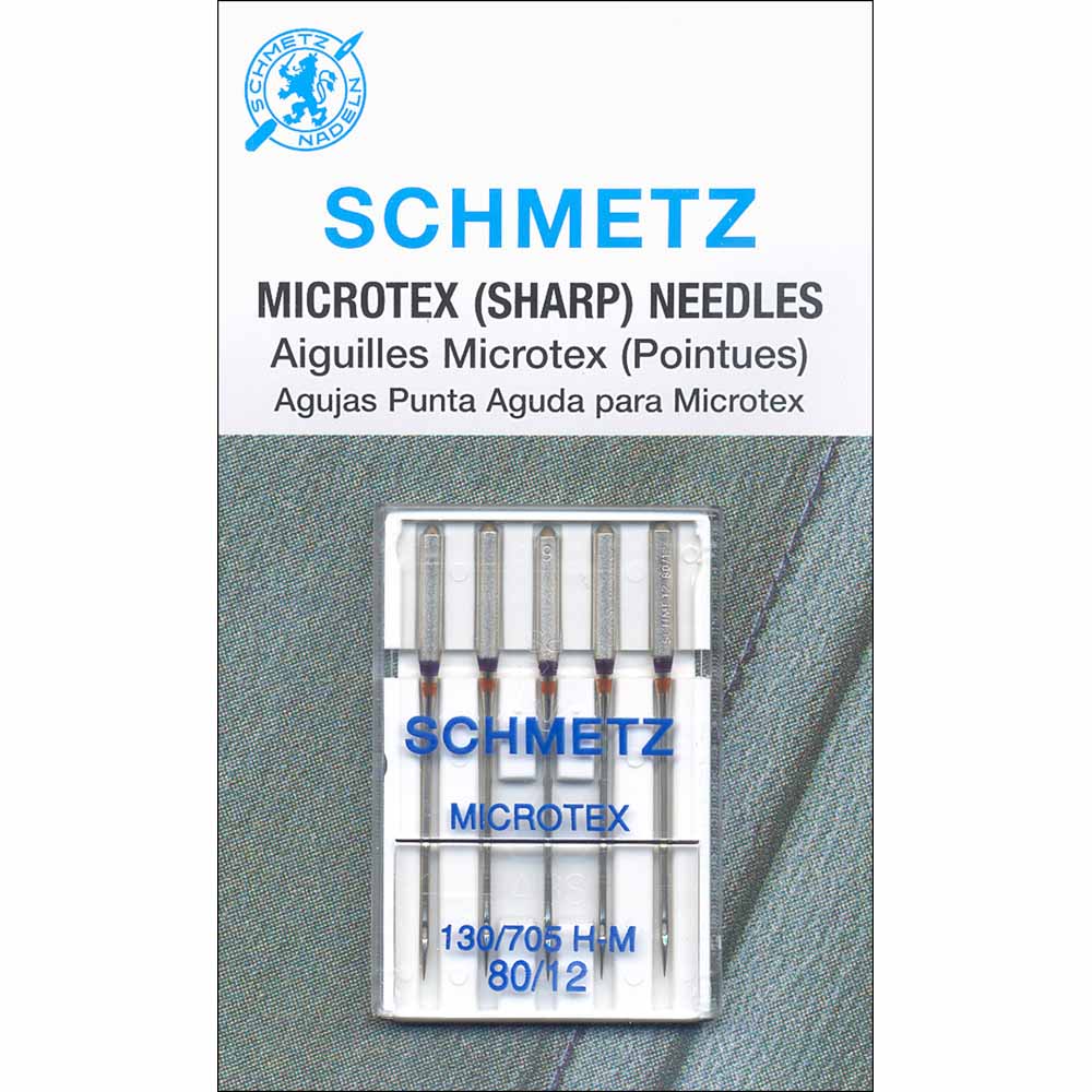 SCHMETZ #1730 Microtex Needles Carded - 80/12 - 5 count